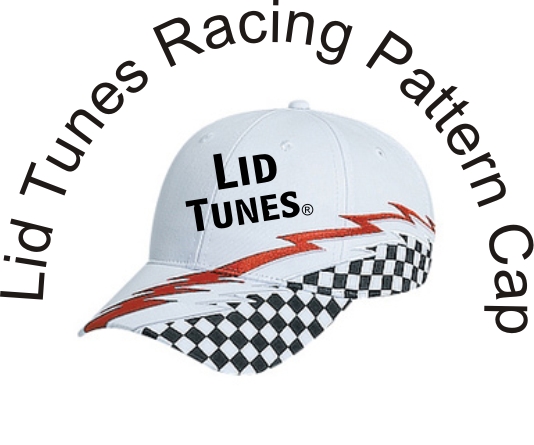 Lid Tunes Racing Pattern Cap
